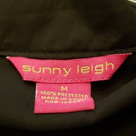 Sunny Leigh Halter Tank Top Blk M NWT Imperial Flower - Picture 7 of 9